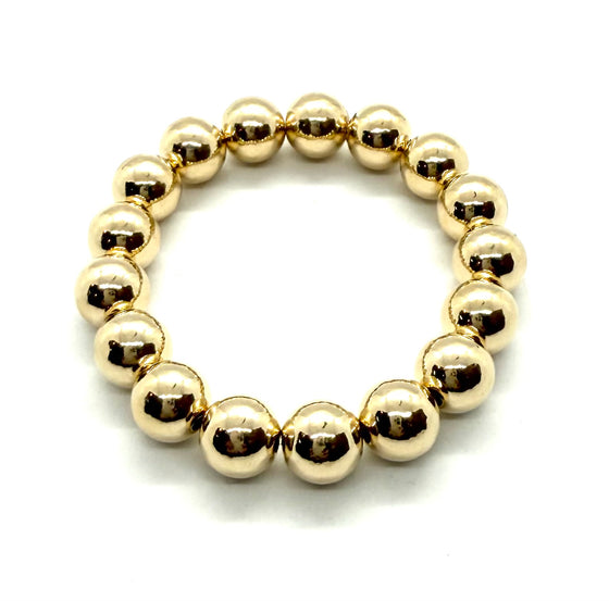 10mm Classic Beaded Bracelet