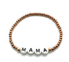 3mm Classic "Mama" Beaded Bracelet