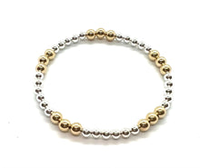  Mixed Metal Beaded Bracelet