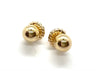 8mm 14K Fine Gold Ball Earring