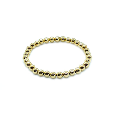 4mm Classic Beaded Bracelet