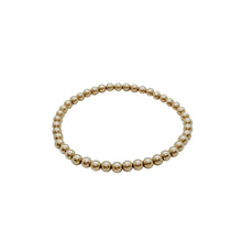 4mm Yellow Gold Filled Classic Matte Bracelet