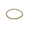 4mm Yellow Gold Filled Classic Corrugated Bracelet