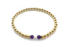 College Series Gemstone Beaded Bracelet