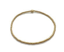  2mm Yellow Gold Filled Classic Matte Bracelet