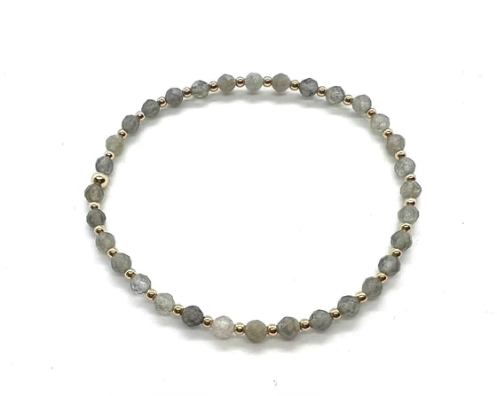 Labrodite Full Pattern Gemstone Bracelet
