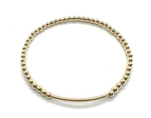  Yellow Gold Filled Classic Bar Collection Bracelet
