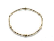  2mm Classic Orzo Pattern Beaded Bracelet