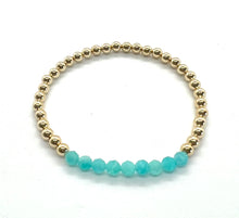  4mm Bracelet with Amazonite Gemstones