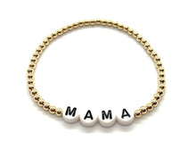  3mm Classic "Mama" Beaded Bracelet