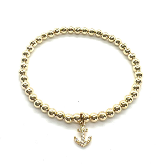 4mm Classic Beaded Bracelet