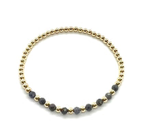  3mm Sapphire Half Pattern Gemstone Bracelet