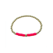  Pink Heishi Bracelet