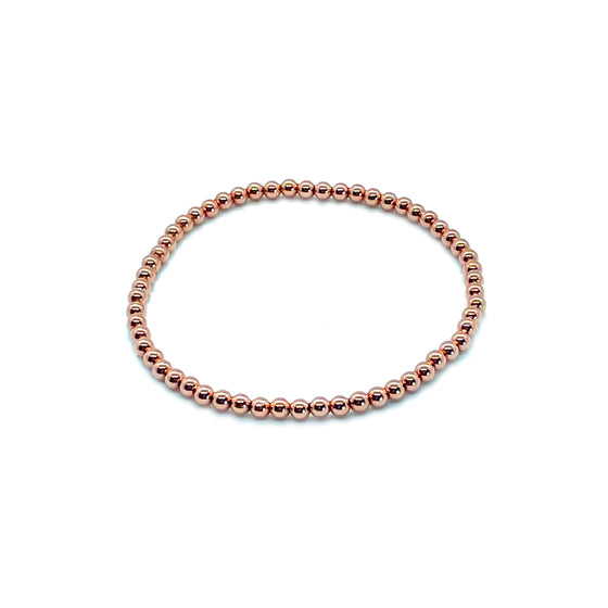 3mm Classic Beaded Bracelet