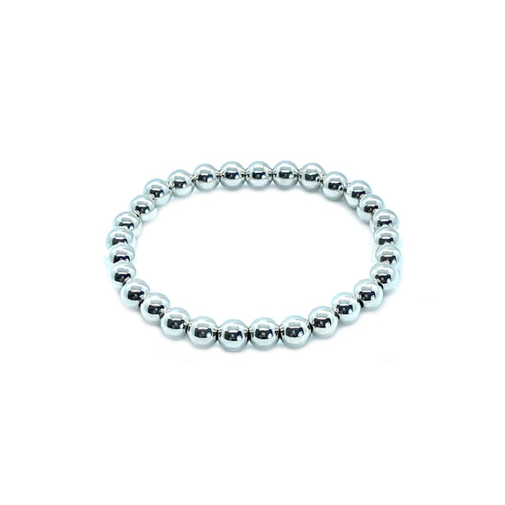 6mm Classic Beaded Bracelet