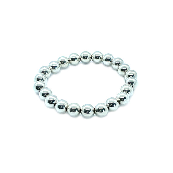 8mm Classic Beaded Bracelet