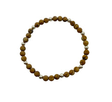  4mm Wood Gemstone Bracelet