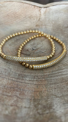 4mm CZ Bar Bracelet