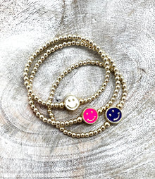  3mm Happy Face Bracelet