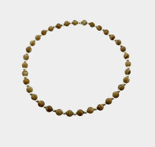  4mm Wood Full Pattern Gemstone Bracelet