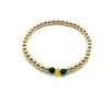 College Series Gemstone Beaded Bracelet